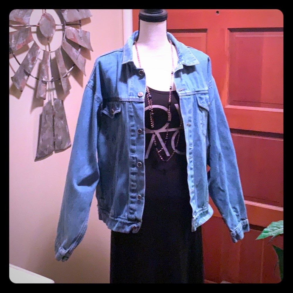 Authentic Dungaree High Sierra Denim Jacket Large